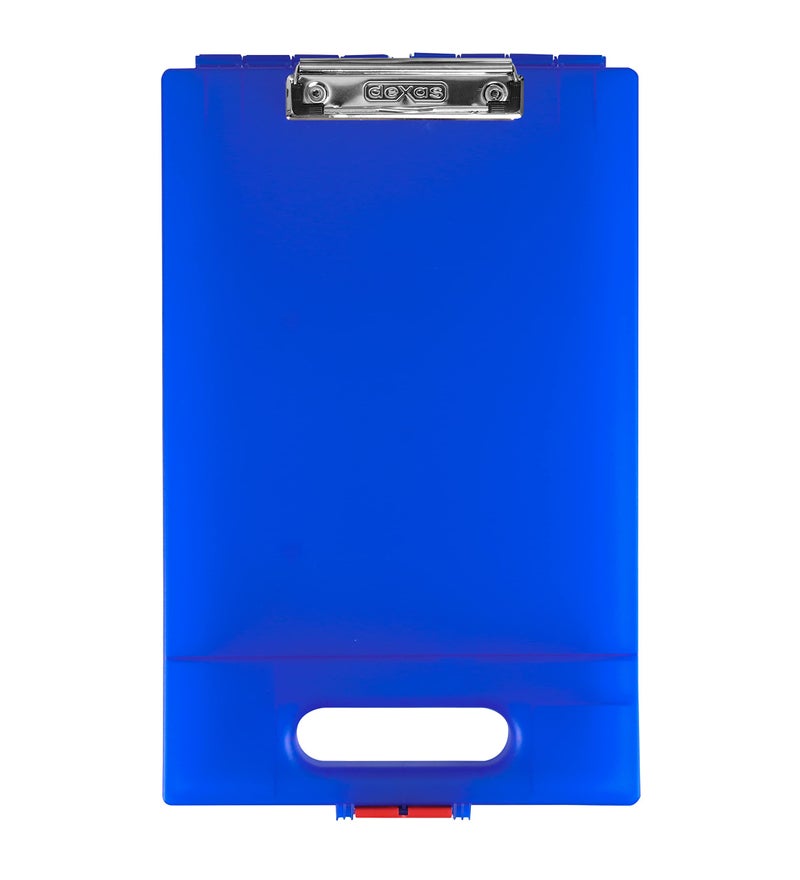Dexas Clipcase Storage Clipboard with Handle, Blue - Image 1